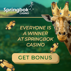 Claim Your R300 Free Cash at Springbok Casino